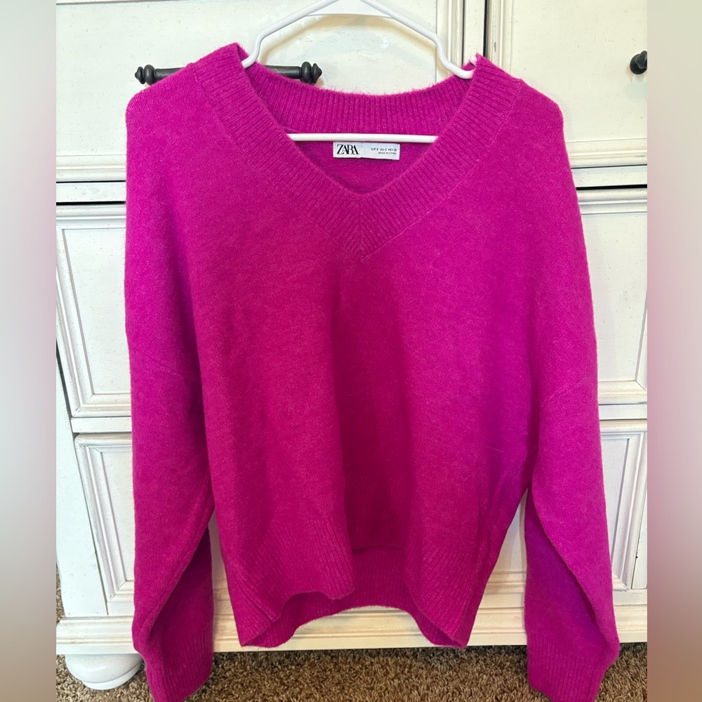 Zara pink sweater